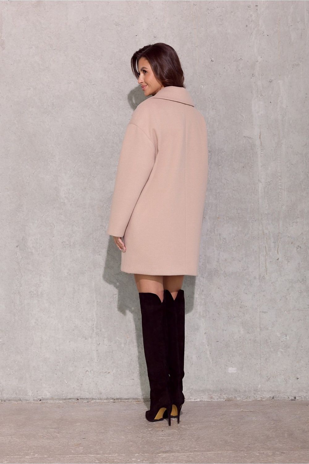 Oversized dressy coat