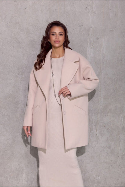 Oversized dressy coat
