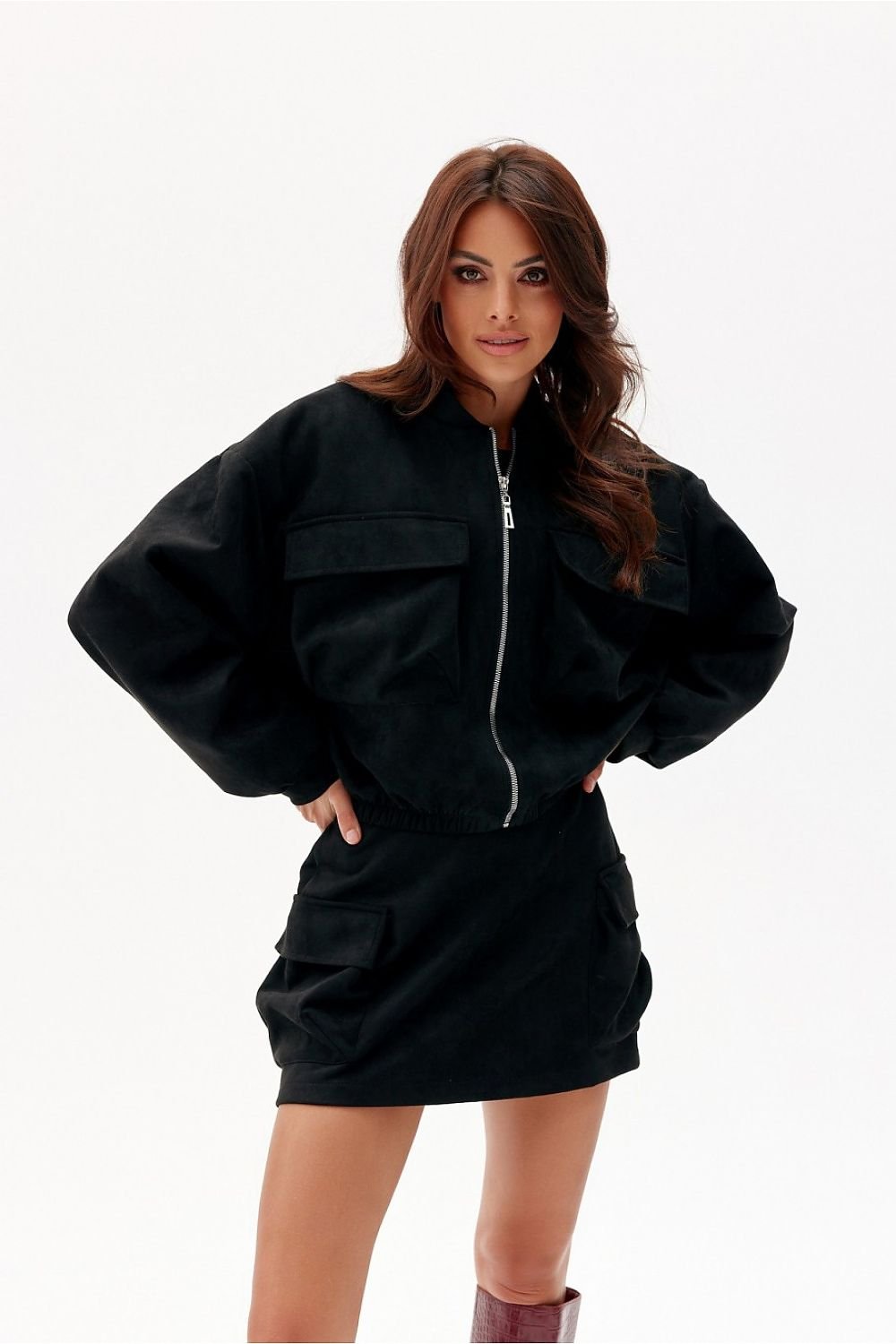 Oversized bomber jacket