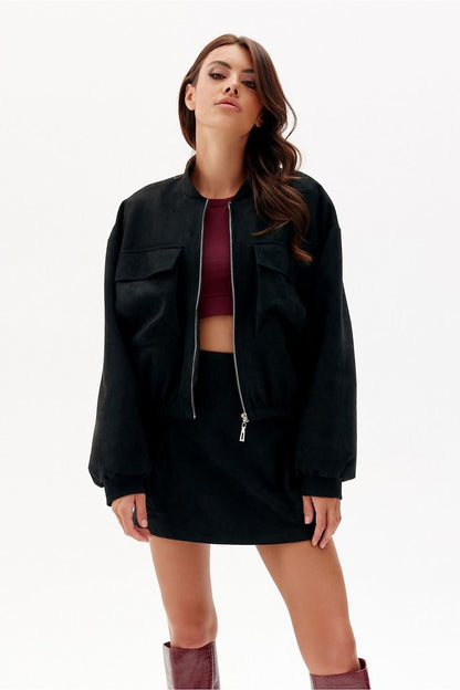 Oversized bomber jacket