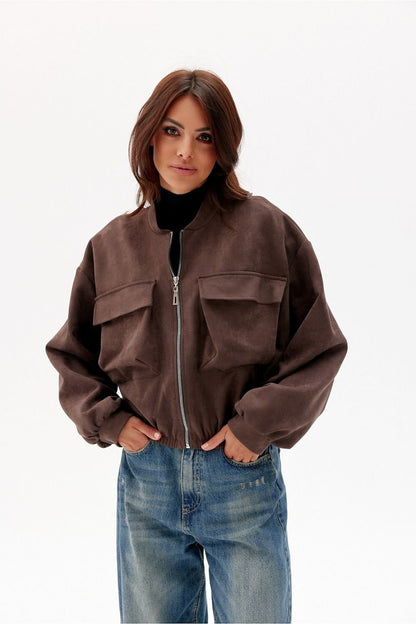 Oversized bomber jacket