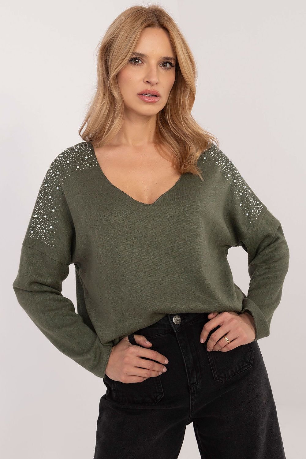 Rhinestone jumper