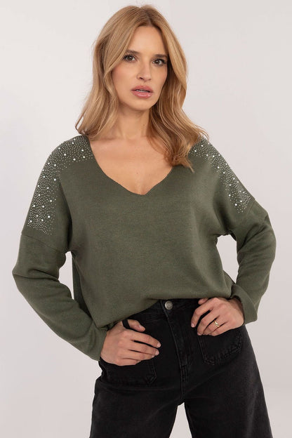 Rhinestone jumper